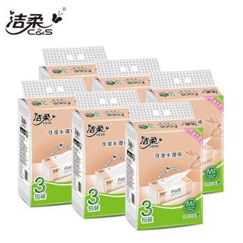 洁柔 Face软抽纸面巾（3包/提*6提装）