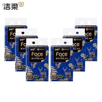 洁柔 艺术×宫里的世界软抽纸面巾 4层80抽*24包 S码 6BR260-04E
