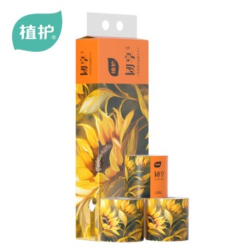 植护 韧享系列有芯卷纸100*120mm/5层130g（12卷/提）