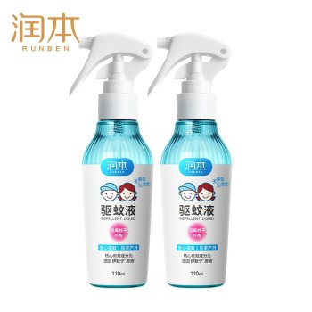 RUNBEN 润本 7%驱蚊酯驱蚊液(无酒精无香型)两组装