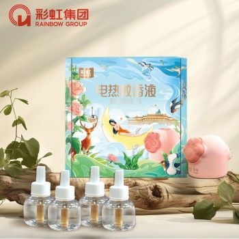 RAINBOW 彩虹 蚊香液直插器组合装（4瓶+1器）无味T5141【24款】