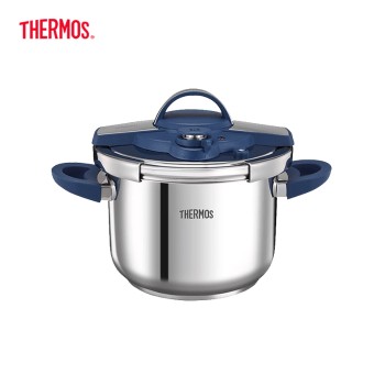 THREMOS 膳魔师 不锈钢家用防爆高压锅6L PC22-6