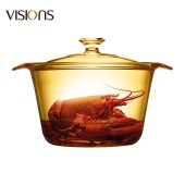 VISIONS 康宁 3.8L晶彩系列时尚养生锅