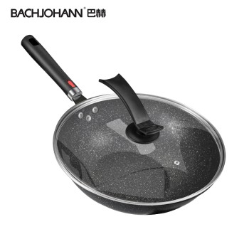 bach johann 巴赫 麦饭石不粘炒锅30cmBH-G02