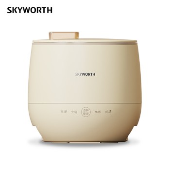 Skyworth 创维 1.6L迷你1-2人宿舍用300W全自动多功能电饭锅 F77