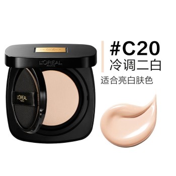 [单品]L'OREAL 欧莱雅 金致臻颜柔光无瑕气垫霜 12g