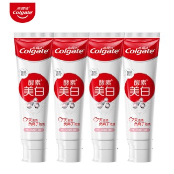 Colgate 高露洁 美白牙膏沁爽白桃味 120g*4支