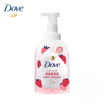 Dove 多芬 甜草莓燕麦奶香沐浴泡泡 400g