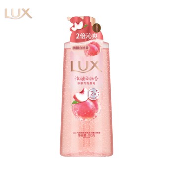 LUX 力士 气泡爽肤香氛沐浴露白桃香 700g