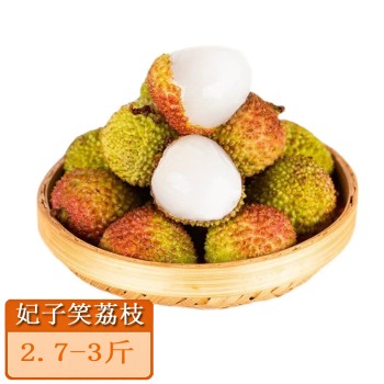 海南妃子笑荔枝约2.7-3斤【顺丰或京东快递】