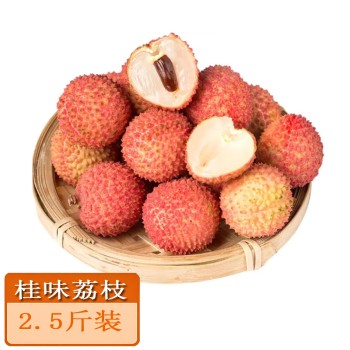 广东桂味荔枝2.5斤 单果12g