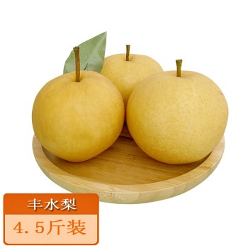 山东丰水梨重约4.5斤装单果350g左右