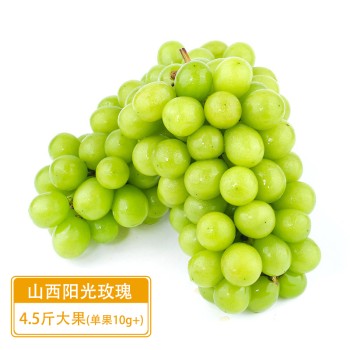 山西 阳光玫瑰葡萄（顺丰发货） 4.5斤大果10g+