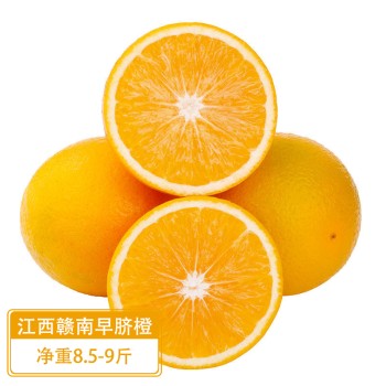 江西赣州 赣南早脐橙（顺丰发货）净重8.5-9斤