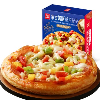 【热卖早点】西贝 蒙古奶酪酥皮披萨155g*4盒
