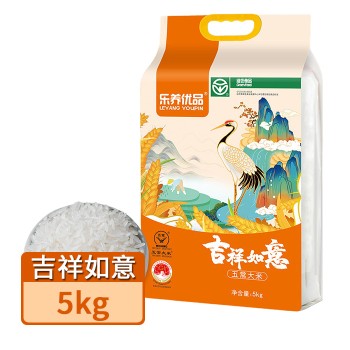乐养优品五常大米吉祥如意5KG