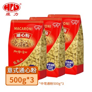 康力 意式通心粉 3包(500g*3)