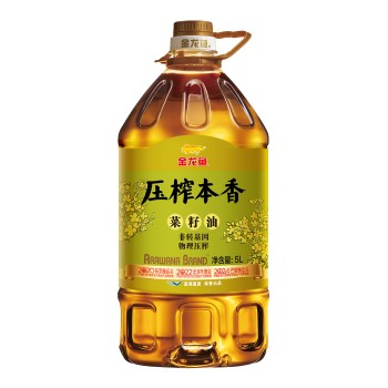 【特产】金龙鱼 压榨本香菜籽油5L