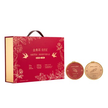 金燕耳 双参燕窝银耳羹10碗礼盒装