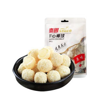 海南特产 南国开心椰球100g*3袋软糖