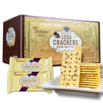英氏吉 黑松露火腿苏打饼干860g