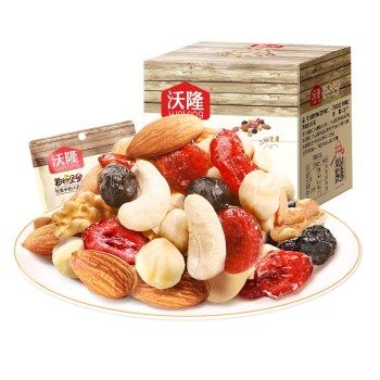 【特产】沃隆 每日坚果 混合坚果礼盒休闲零食礼包 每日坚果A款175g