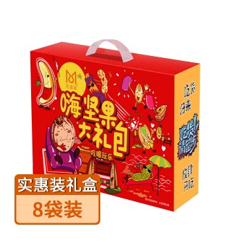 【特产】花蜜家 休闲坚果864g实惠装礼盒