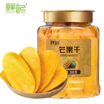 鲜记 芒果干 388g畅销零食坚果