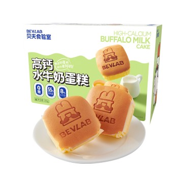 贝夫 高钙水牛奶蛋糕（简洁配方）350g*2箱茶点