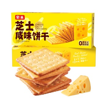 贝夫 芝士咸味饼干230g*3包休闲饼干