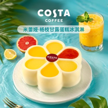 COSTA 米蕾娅 杨枝甘露蛋糕冰淇淋 550g