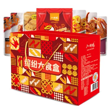 小胡鸭 缤纷大食盒1198g零嘴