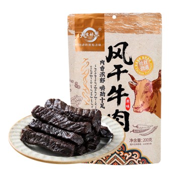 天生好果风干牛肉（原味）200克