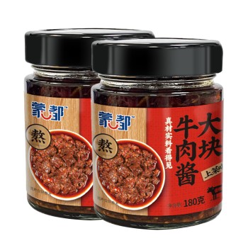 蒙都 香辣牛肉酱180g*2瓶