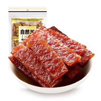 自然派 猪肉脯75g*3包美味零食
