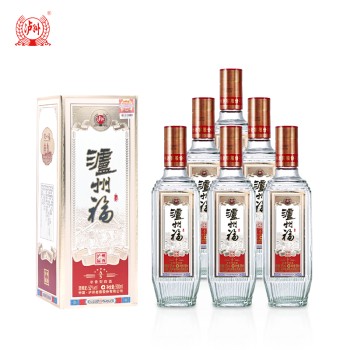 【500ml*6瓶整箱】泸州老窖 泸州福酒A5 52°浓香型500ml*6瓶白酒