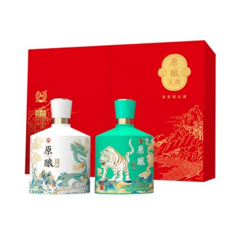 【2支礼盒】泸州老窖原酿天典 臻传浓香型白酒52度500ml*2