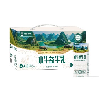 良西农场 水牛益牛乳200ML*10盒